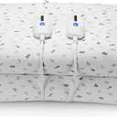 Heated Mattress Pad Queen Size 60" x 80", Electric Underblanket Mattress Cover Bed Warmer Fit up to 15" Deep Pocket, Dual Control with 4 Heat Settings, Auto Off & Fast Heating & Machine Washable