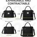 Travel Duffel Bag, Sports Tote Gym Bag, Shoulder Weekender Overnight Bag for Women