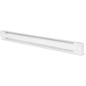 Stelpro Brava Electric Baseboard Heater  1500W / 240V (1125W / 208V)  72 L  5 7/8 H  Rounded Corners  Durable Steel Convection Heater for Comfortable Heating (AB61502W)  White