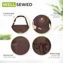 Essential Chef Baking Apron - Professional and Durable for Cooking - Cotton Kitchen Apron - Adjustable by Cook'n'Chic (Brown)