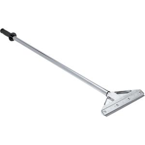 Razor Blade Scraper Tool with 8 Inch Aluminum Blade - Floor Scraper Tool with 3" to 6" Telescoping Handle Comfortable Cushion Grip by KP Operating Supply (Pack of 1)