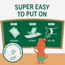 PAWPANG Disposable Dog Diaper Liners Booster Pads for Male & Female Dogs, 100ct, 4 Sizes Options, Doggie Diaper Inserts fit Most Types of Dog Diapers - Pet Belly Bands & Male Wraps (Small (100 ct))