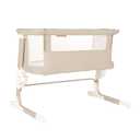 Baby Delight Beside Me™ Dreamer Bassinet | Bedside Sleeper | 8-Position Height Adjustment | Organic Sesame
