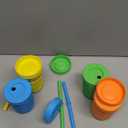 Elk and Friends 10oz Stainless Steel Kids + Toddler Drinking Cups | The Original Mason Jar with Sleeves + Lids | Silicone Straws | Smoothies | Storage Jar | Spill Resistant | Dishwasher Safe | 4 Pack