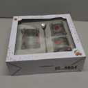 Silver One International Daisy Mixing Glass Coctail Set 4Pcs