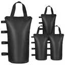 Evekea Canopy Weight Sand Bags 4 Pack, Upgraded Load Capacity Sandbags for Pop up Tent, 120LBS Weight Bags for Canopy Tent Pergola Outdoor Instant Canopies(Without Sand)