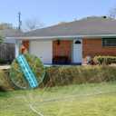 LINEX Sprinkler Soaker Hose 25 ft 2 pack for Garden Lawn Watering Hose with Stakes
