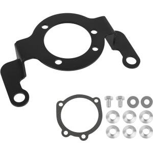Air Cleaner Filter Support Carb Support Bracket Replacement For Harley Big Twin/Twin Cam 1993-2017 (Black)