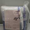 Andency Queen Quilt Bedding Set Mineral Blue, 3 Pieces Patchwork Summer Striped Ultra Soft Lightweight Bedspreads, Coverlets Set with 2 Pillow Shams for All Seasons (90"x96")