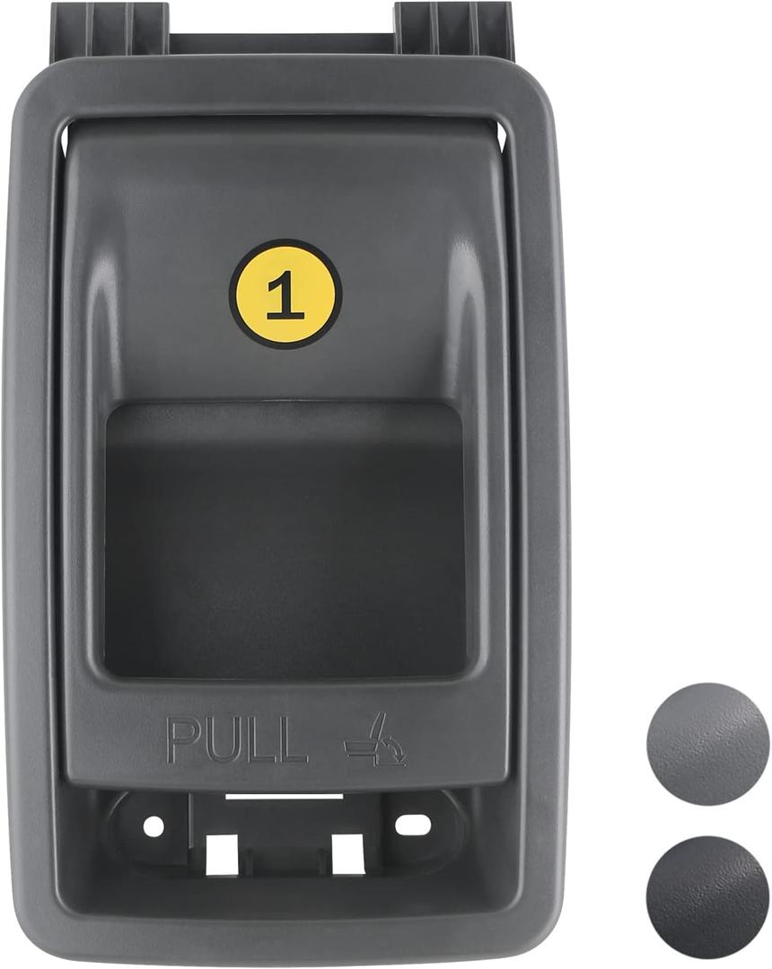 TQPONLY Folding Seat Latch Release Handle | Compatible with 11-20 Toyota Sienna | Replaces 75220 72909-08011 (Gray)