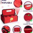 Reusable Drink Carrier - Foldable Coffe Caddy, 6 and 4Cup, Drink Carrier with Handle, Reusable Cup Carriers for Drinks, Drink Holder for Car, Portable Drink Carrier for Delivery, Eco-Friendly