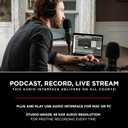 M-AUDIO M-Track Duo USB Audio Interface for Recording, Streaming and Podcasting with Dual XLR, Line and DI Inputs, plus a Software Suite Included