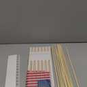 HOOSUN American Flags Patriotic Pinwheels,24 Pack American Flags Decorations Small USA Flags On Stick With Yard USA Pinwheels,Red White And Blue Veterans Day Decorations For Patriotic Party Supplies