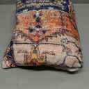 Aztec Terracotta Boho Blanket Soft Flannel Lightweight Vintage Bohemian Throw Blanket Cozy Warm Retro Western Carpet Blankets All Seasons Living Room Decor for Couch Chair Bed Sofa Office 40x50 inch