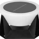 Solar Post Cap Lights, 4.7" Outdoor Solar Lamp 1 Pack, Fence Column Light Waterproof for Outside 5x5 6x6 Vinyl Wood Posts, Deck Garden Patio Yard Table Lantern 3000K Pillar Landscape Lighting