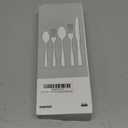 HIKAA Forged Silverware Set Stainless Steel Flatware Set,Service for 4,Matte Satin Polished Cutlery Set,Dishwasher Safe (Gold, 20PCS)