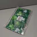 2 x St Patricks Day Tablecloth 2 Pack - 54x108 Green Shamrock Table Cloths for Rectangle Tables - Disposable Plastic Table Covers for Lucky Irish Party Supplies, Spring Picnic & Home Decor