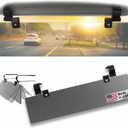 Glare Guard Professional-Grade Polarized Sun Visor Extender Anti-Glare Sun Glare Blocker for Car Windshields, Adjustable Clip-On UV400 Tinted Visor Extension for Cars, Trucks & SUVs
