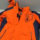 AFILOK Boy's Ski Jacket Waterproof Breathable Kids Fleece Lined Windproof Hooded Snowboard Coats Size 8