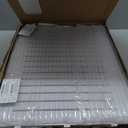 Aigoss Modern Heater Cover, Steam Radiator Wall Heating Louvered Grill Cabinet, Living Room Bedroom Hallway Decorative Wooden Shelf Top for Hide Cluttered Pipes(24" Lx28 Hx8 D/60x70x20cm), White