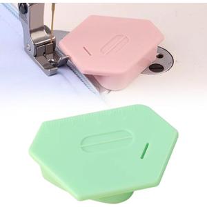 Magnetic Seam Guide for Sewing Machine: 2 Pieces Upgraded Multi-Purpose Tool Polygonal Strong Magnetic Gauge,Polygonal Magnet Seam Hemmer Guide with Scale, Universal Sewing Supplies Accessories