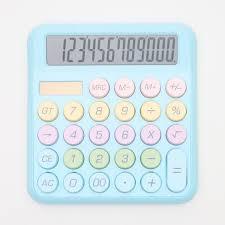 YGANO Electronic Calculator with Jumbo Buttons Blue 