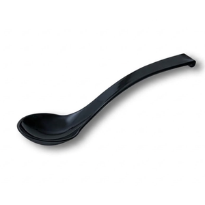 3pcs Fine Kitchen Spoon SAN Plastic Dishwasher Safe Spoon Spoon Scoop Serving Spoon Serving Set Black SUN