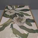 Large Framed Canvas Wall Art, White Flowers Green Leaves Decor, 16"X24"X3, 16" X 24" X 3pieces Framed