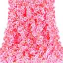 Nuenen 14 Pack 94.4ft Artificial Cherry Blossom Vines Cherry Blossom Flower Garland Hanging Silk Cute Room Decor for Japanese Kawaii Bedroom Party Wedding Spring Home Decorations (Peach Pink)