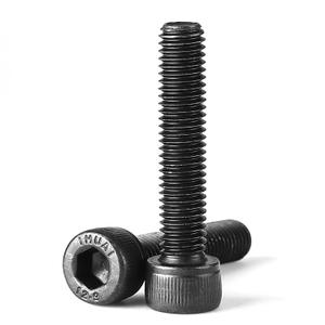 M8-1.25 x 40mm Hex Socket Head Cap Screws Bolts, Metric Allen Socket Drive, Black Oxide Finish, 12.9 Grade Alloy Steel, Machine Fully Threaded, Quantity 20PCS