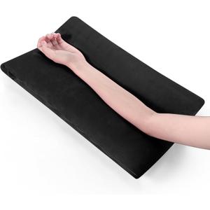 Soaoo Arm Pillows for Adults Pain Relief for Arm Pain Broken Post Surgery Soft Rest Support Pillow Leg Injury(Black)