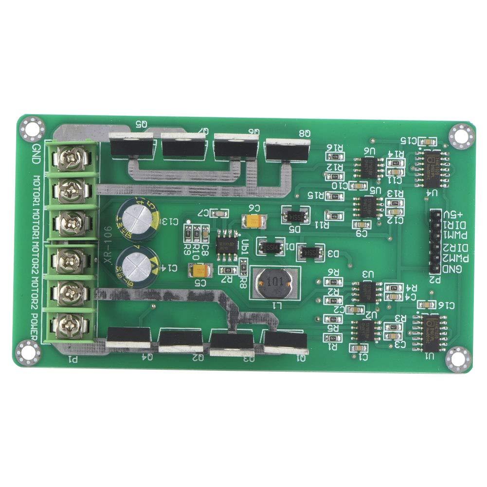 10A Motor Driver Module, Motor Driver Module Board H Bridge Driver Chip DC IRF3205 MOSFET 3-36V 10A Peak 30A