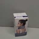 Heated Neck Brace Cervical Collar  Neck Support Brace with Heating Pad, Soft Foam Wraps Keep Vertebrae Stable and Aligned for Relief of Cervical Spine Pressure for Women & Men Black (L Size)