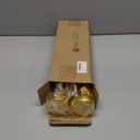 Tatuo 4 Pcs Metallic Foil Spray Centerpiece Happy 30th 40th 50th 60th Years Centerpiece Table Decorations for Black and Gold Birthday Anniversary Wedding Party Table Decor(40th Birthday)