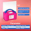 Electric Balloon Pump,110V 600W Portable Dual Nozzles Balloon Pump,Air Pump Balloon Blower for Party Decorations with Tying Tool
