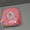 Cat Cone Soft Collar, Adjustable Cat Recovery Collars Kitten Cones to Stop Licking, Cute Donut E Collar After Surgery, Elizabethan Healing Protective Cones After Spay (Donut Pink, Large)