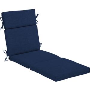 Arden Outdoor Chaise Cushion, 22 x 77, Rain-Proof, Fade Resistant Sapphire Blue Leala
