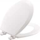 Bemis Lift-Off Round Closed Front Toilet Seat in White