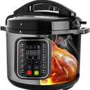 8qt Stainless Steel Pressure Cooker | 24-Hour Presetting Electric Rice Cooker, 14 In 1 Slow Cooker With Temperature Control | LED Multifunction Steamer, Food Warmer With Nonstick Pot