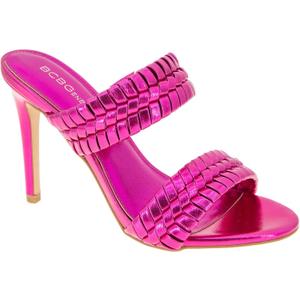 BCBGeneration Women's Jendi Heeled Sandal (5, Passion Pink Metal)