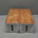 YUANYE Cable Management Box Cable Management Kit for Power Strip to Hide Wires,Cord Organizer Boxes,Safe ABS Material Wire Organizer of Cable Clips Sleeve for Home & Office,2Pack-123PCS/White