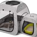 Tenrai Portable Cat Playpen, Trapezoidal Design for Better Standing, Foldable Pet Tent for Indoor and Outdoor Use of Kitten and Puppy, Dog Play Enclosure, Cat Houses & Condos