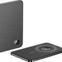 Magnetic Portable Charger, 5,000mAh Wireless Portable Charger with LED Display, Battery Pack, Compatible with iPhone iPhone 16 Pro Max/16 Pro/16, iPhone 15/14/13/12 Series(Black)