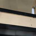 Floating Shelves 3 inch Thick for Wall Set of 2,Solid Pine Wood Wall Mount Shelf for Kitchen Living Room Bedroom Bathroom,8" D x 30" L x 3" H-Black