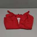 SHAPERIN Bodysuit for Women Shapewear Tummy Control Deep V Neck Plunge Sleeveless Backless Thong Body Suit Tank Top (Medium, #50-red)