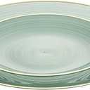 Restaurantware Plastic Plates 40 Pack of 7.13 and 10.1 Inch Crystal Design Elegant Party Plates Durable Tableware Set for Events