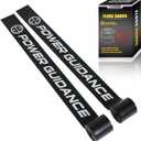 POWER GUIDANCE Muscle Floss Bands - Compression Bands - Mobility & Recovery Bands - for Improving Movement, Increasing Circulation & Reducing Soreness (2 Black - Medium Resistance)