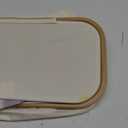 Merkisa Slim Laundry Basket with Wheels, Narrow Hampers for Laundry, Freestanding Laundry Hamper with Lid&Bamboo Handles, Collapsible & Waterproof Tall Cloth Hamper for Dorm Family(60L Beige)