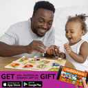 QUOKKA 8 Wooden Puzzles for Toddlers 1-3 - Toddler Montessori Puzzles Ages 2-4 in a Rack - Learning Alphabet, Numbers and Animals Toy for Kids 3-5 - Wood Games Gift for Boys and Girls