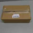 Floroom 6 Pack 5x7 Inch Clear Acrylic Sign Holders, Double-Sided Gold Display Stand Picture Frames for Table Numbers, Menus, Flyers, Weddings, and Offices